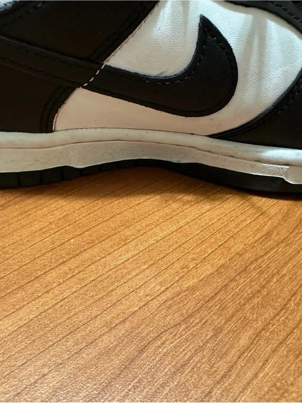 Nike Black & White Low-Top Court Sneaker